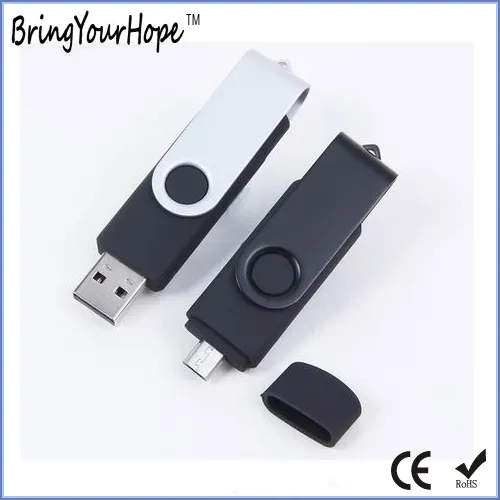 16GB OTG USB Memory Stick 2.0 in Black (XH-USB-001OTG)