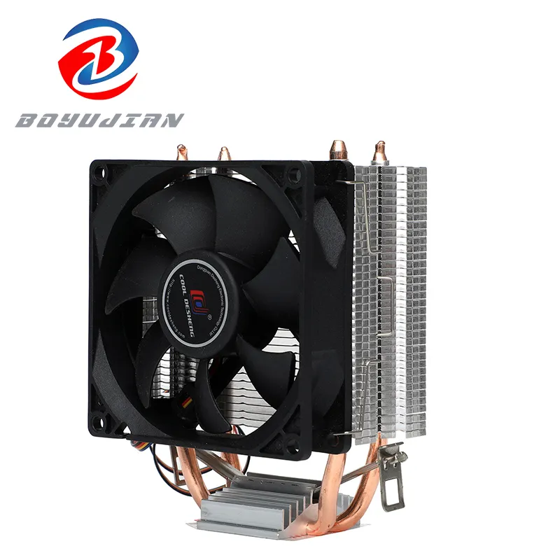 2 Copper CPU Radiator 775 Screw Edition 1155 Silent Fan 2011 Motherboard 1366X58 Desktop I7