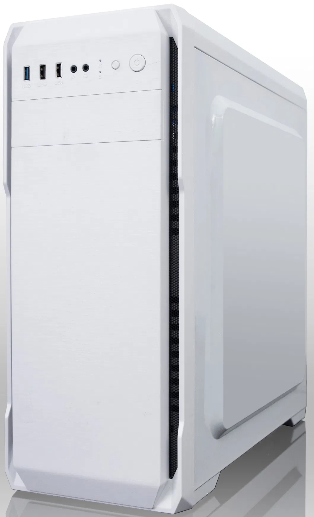 2019 Factory New Product Moonlight Gaming Case with RGB Fans acrylic Window ATX Bottom