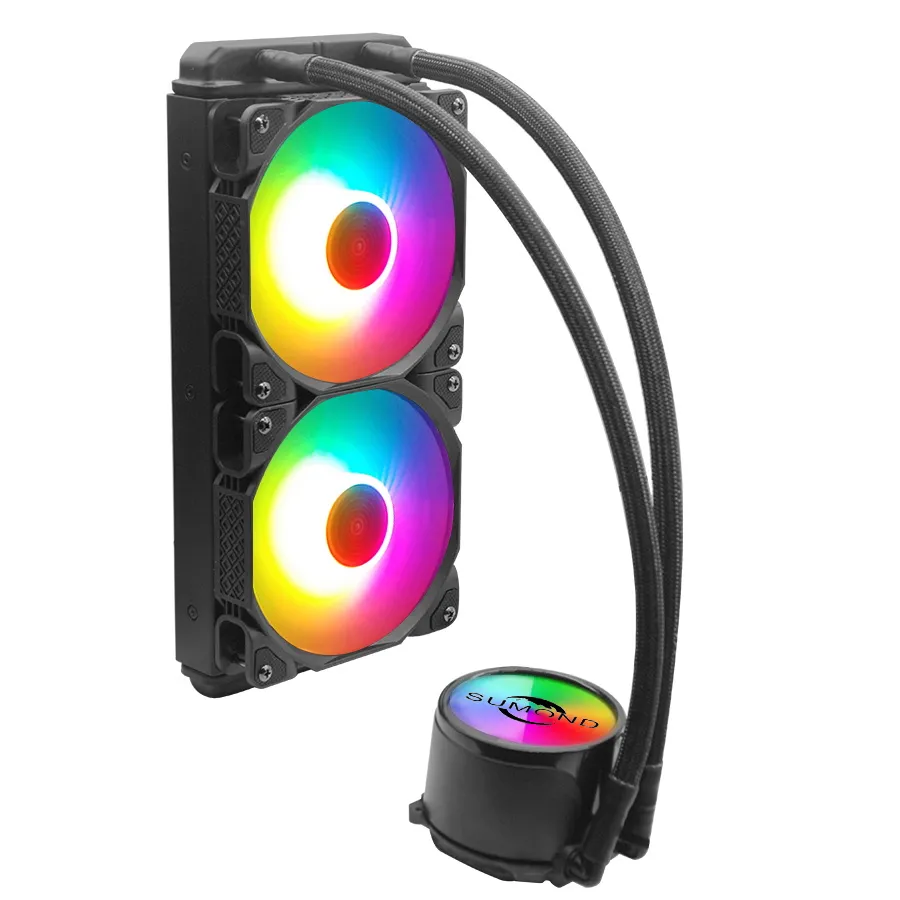 240mm Liquid Argb CPU Cooler for Intel LGA 2066 2011 115X AMD Am4 Am3+ Am3 Fa2+ FM2 Processor