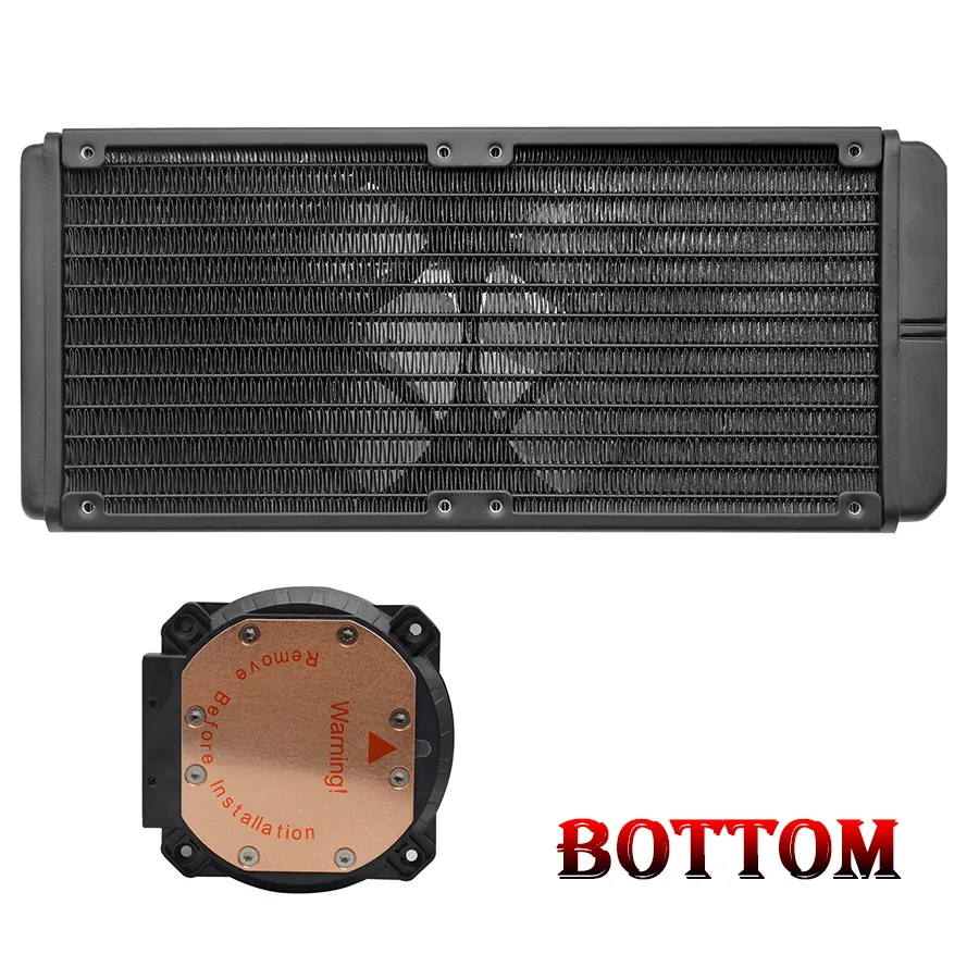 240mm Liquid Argb CPU Cooler for Intel LGA 2066 2011 115X AMD Am4 Am3+ Am3 Fa2+ FM2 Processor