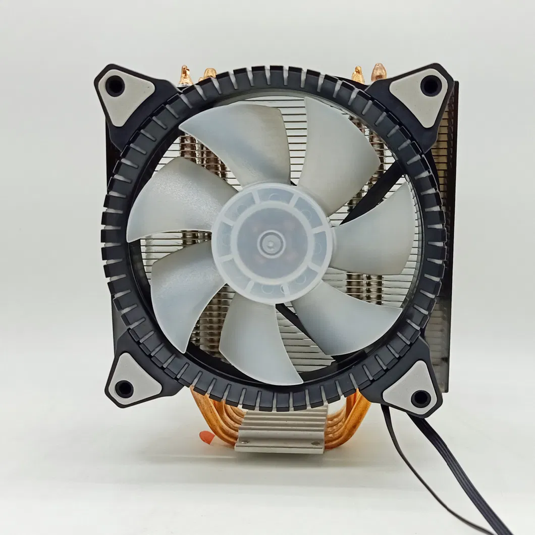 4 Heatpipe 120*120*25mm Computer CPU Cooler, Cooling Fan, Case Fans, Computer Fan, CPU Fan, DC Fan for Am4 Socket and Intel LGA115X 1200 2011