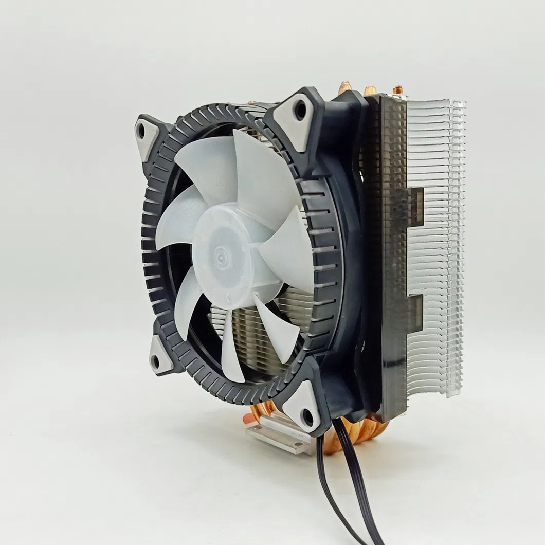 4 Heatpipe 120*120*25mm Computer CPU Cooler, Cooling Fan, Case Fans, Computer Fan, CPU Fan, DC Fan for Am4 Socket and Intel LGA115X 1200 2011