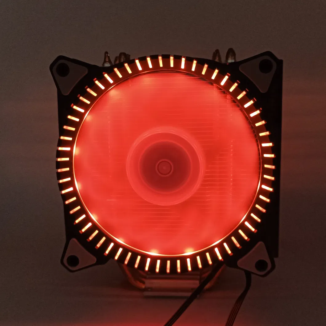 4 Heatpipe 120*120*25mm Computer CPU Cooler, Cooling Fan, Case Fans, Computer Fan, CPU Fan, DC Fan for Am4 Socket and Intel LGA115X 1200 2011