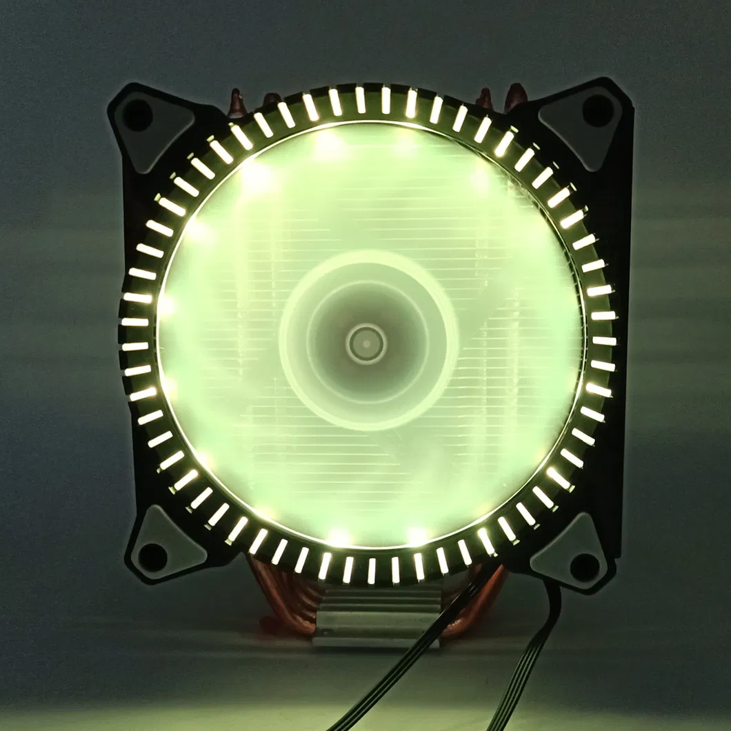 4 Heatpipe 120*120*25mm Computer CPU Cooler, Cooling Fan, Case Fans, Computer Fan, CPU Fan, DC Fan for Am4 Socket and Intel LGA115X 1200 2011