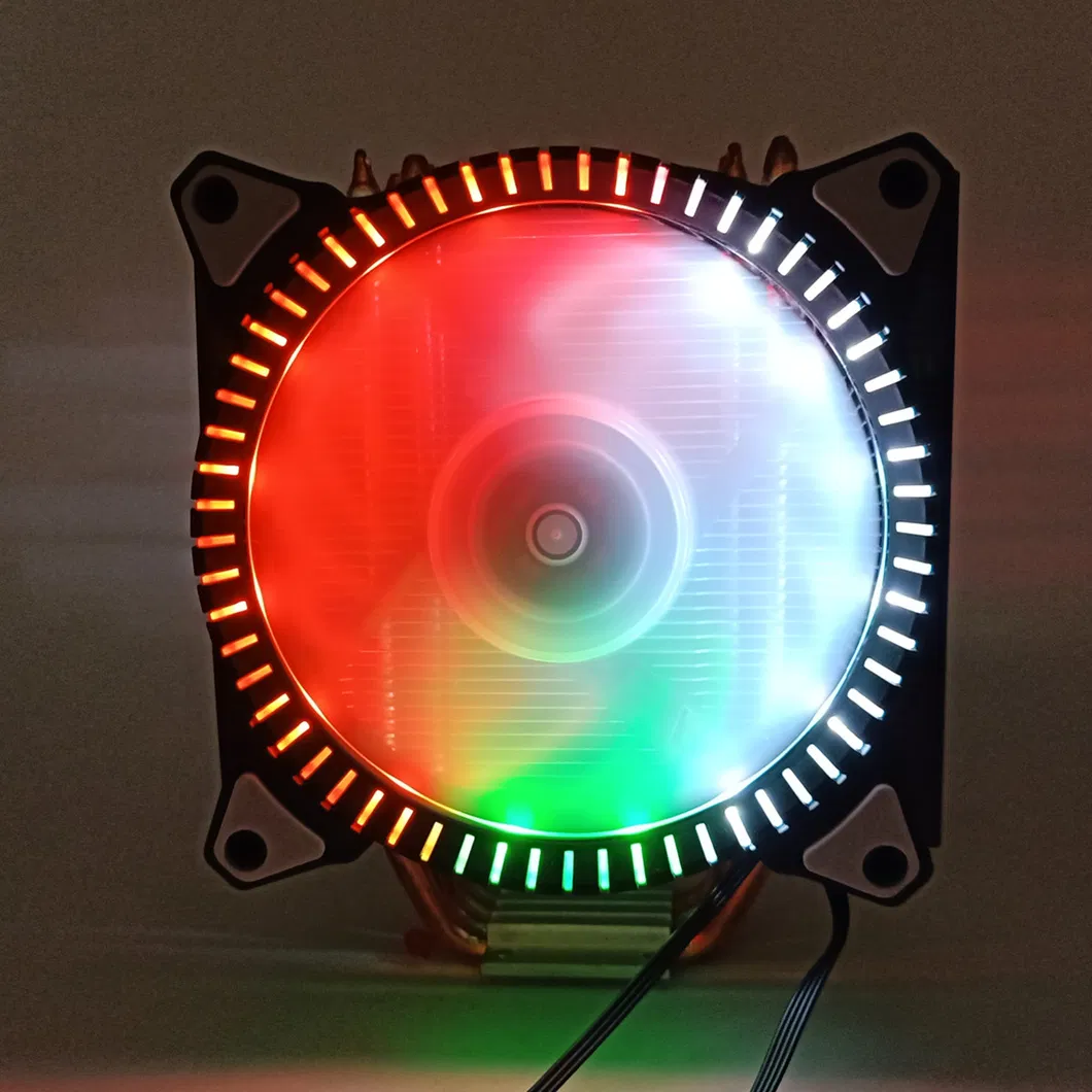 4 Heatpipe 120*120*25mm Computer CPU Cooler, Cooling Fan, Case Fans, Computer Fan, CPU Fan, DC Fan for Am4 Socket and Intel LGA115X 1200 2011