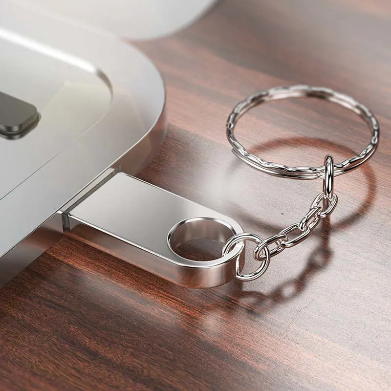4GB 8GB 64GB Key Chain Promotional Gift Metal USB Flash Drive USB Drive USB Flash Disk USB Stick USB Driver