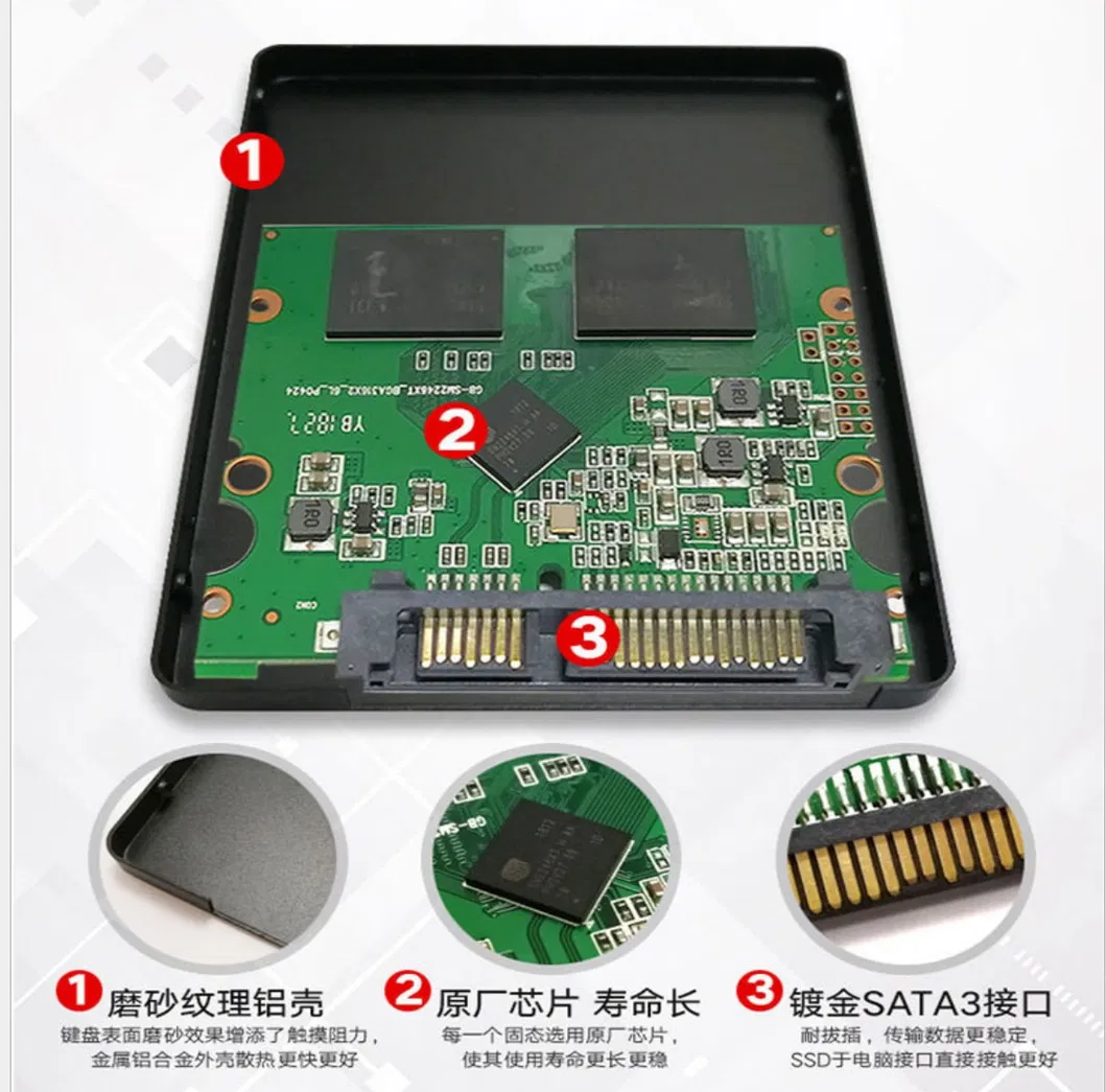 512g Solid State Drive Used for Notebook Computer Accessories 2258h Master 2.5 SATA Interface