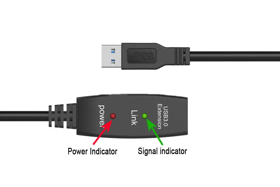 5m 10m 15m 20m 30m USB Extension Cable USB3.0 Active Repeater 5gbps with Signal Booster