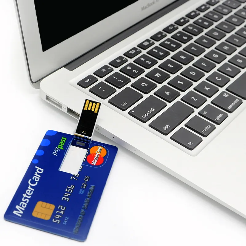 64GB Credit Card Master Card Hsbc USB Flash Drive 2.0 American Express Pen Drive 32GB 8GB 16GB 4GB Bank Card Memory Stick Gifts