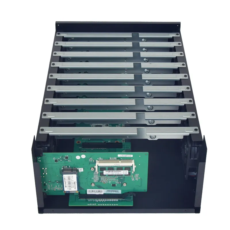 8 Slots of Graphics Card GPU Miner System Case with 4 Fans for Eth Mining in Stock