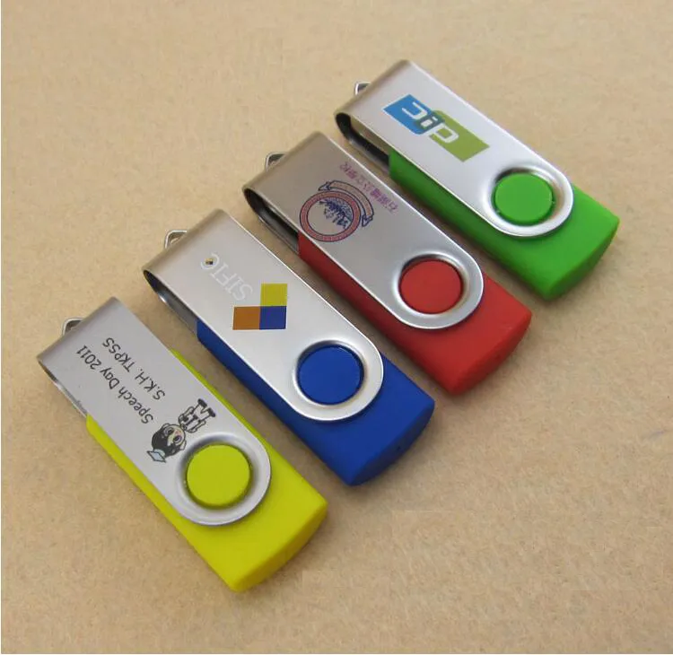 8GB 16GB 32GB Free Logo Swivel USB Pen Drive