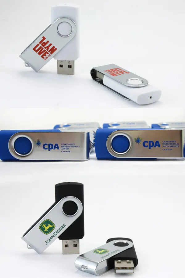 8GB 16GB 32GB Free Logo Swivel USB Pen Drive