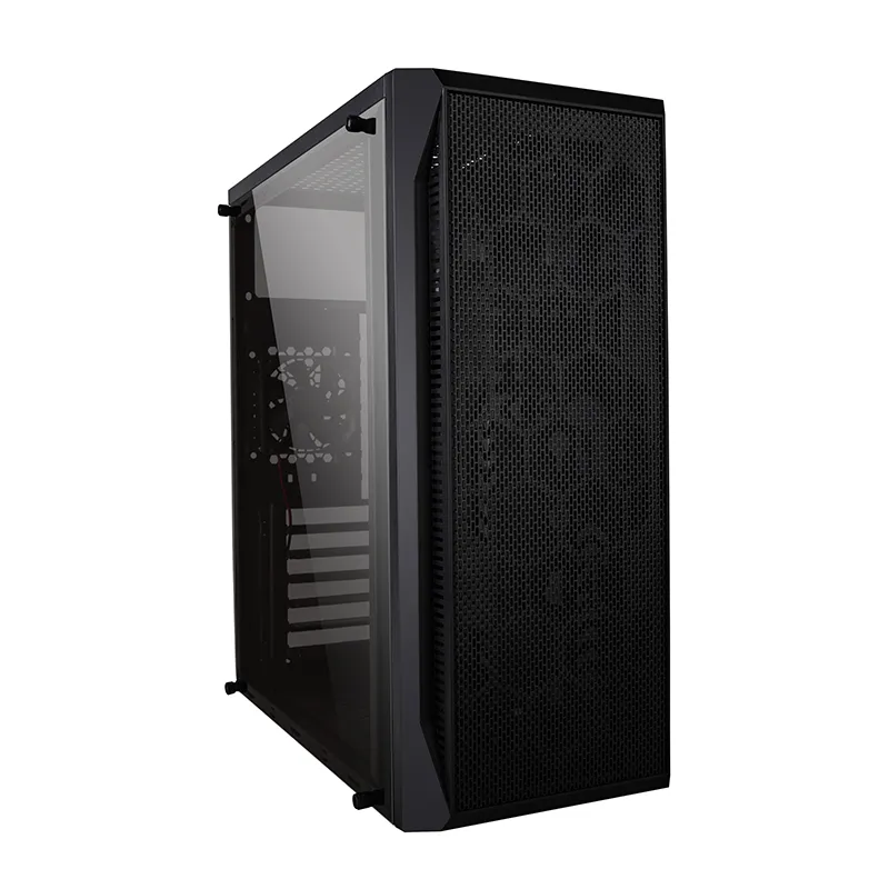 ABS Plastic OEM ATX Gaming PC Case with Metal Mesh Panel