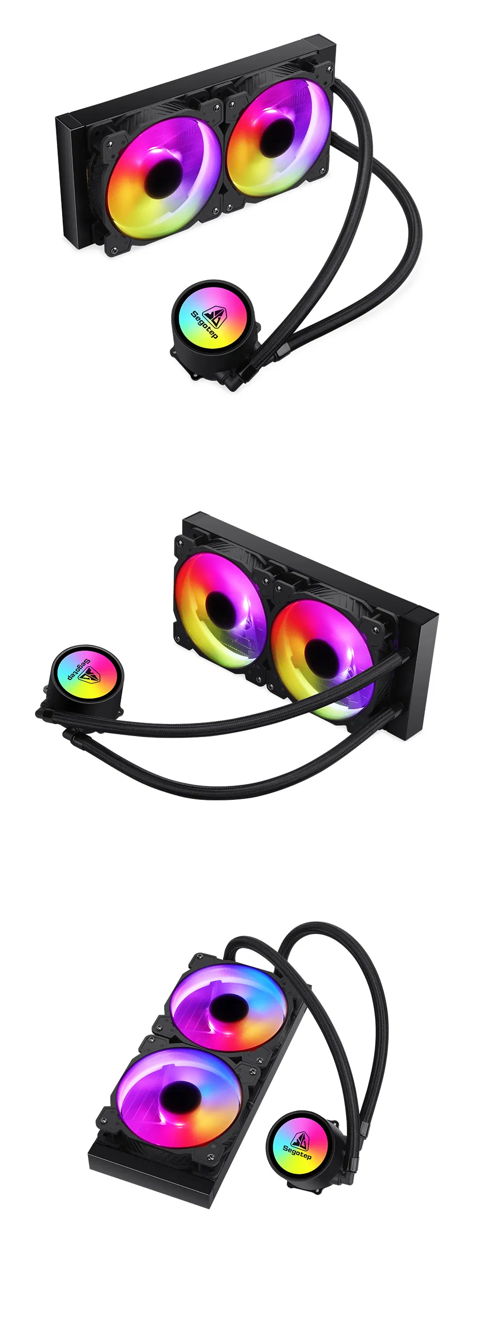 AMD Am4 / Am3+ / Am3 / Am2+ / Am2 / FM2+ / FM2 / FM1 Socket Liquid Water Cooler