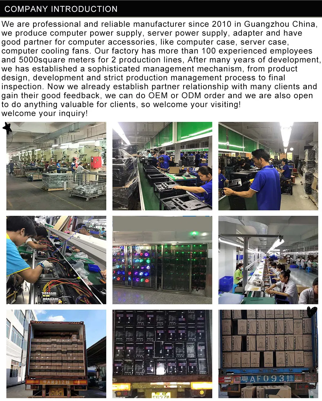 ATX Middle Tower PC Gaming Case with Tempered Glass Panel