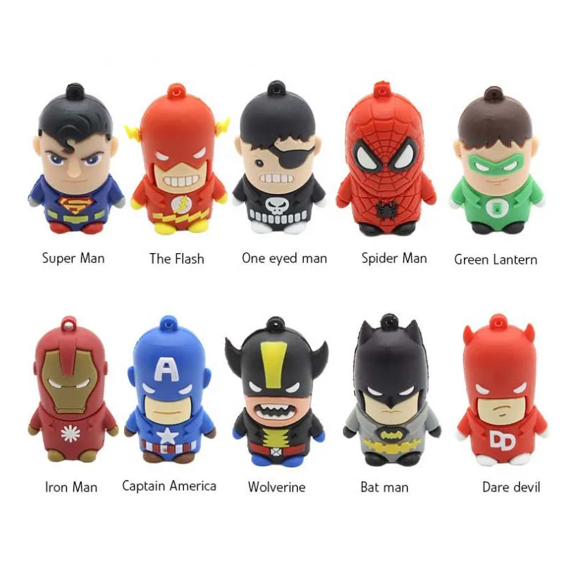 Batman Cartoon PVC Promotional Gift USB Flash Drivechildren′ S Gifts USB Disk/USB Flash Memory/USB Pen Drive/USB Flash Drive