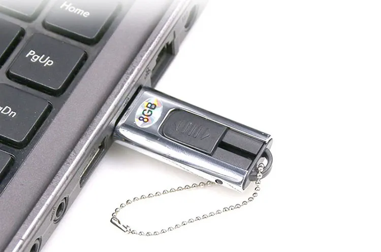 Black Colloidal USB Flash Memory Stick