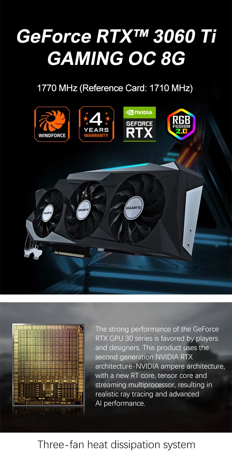 Colorful Igame Oc White Edition Ha1V Rtx 3060 Oc Vulcan GPU Graphics Card