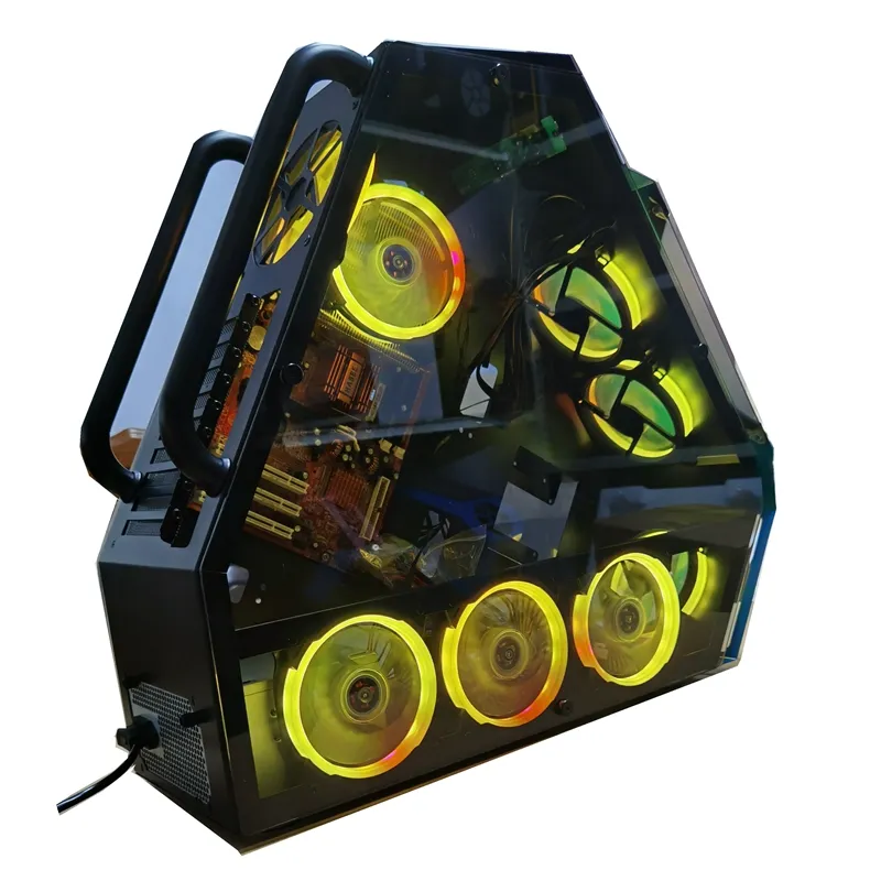 Computer Case Gaming PC Case with RGB