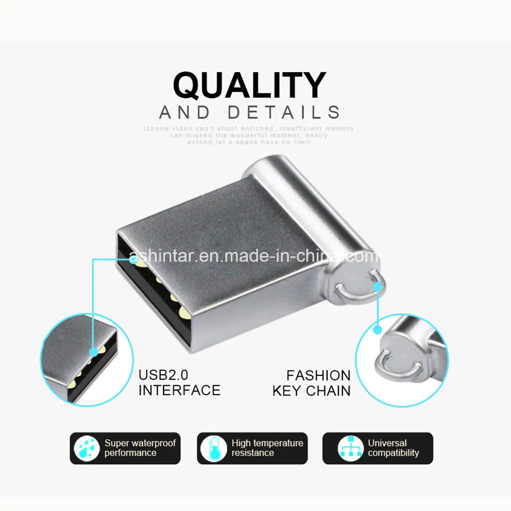 Custom Logo Encrypted USB Stick Pen Drive 4GB 8GB 16GB 32GB 128g USB2.0 Super Mini Metal USB Flash Drive