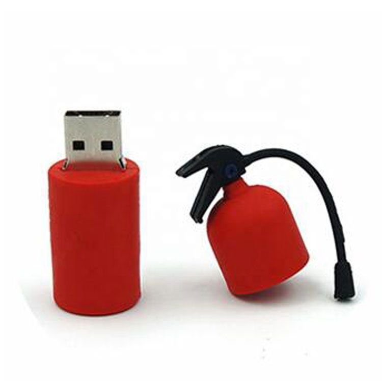 Custom Logo PVC USB Pen Drive Fire Extinguisher USB Flash Drives PVC U Disk