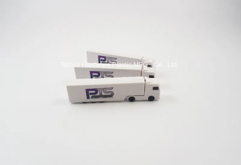 Custom Logo USB Flash Drive 16GB 32GB with Truck Shape for Bussiness Gift