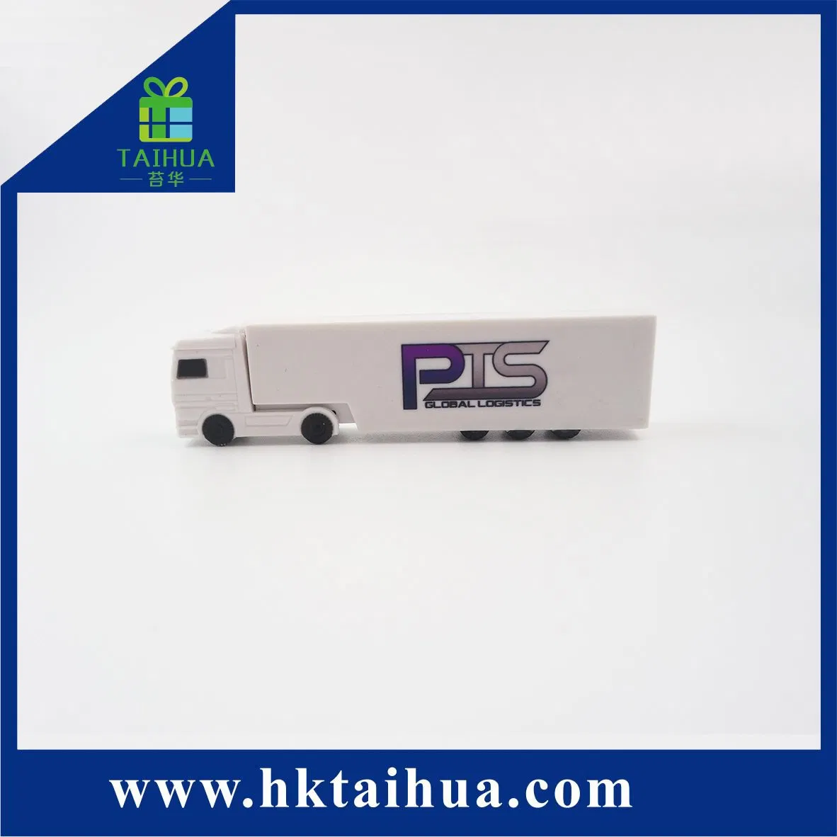 Custom Logo USB Flash Drive 16GB 32GB with Truck Shape for Bussiness Gift