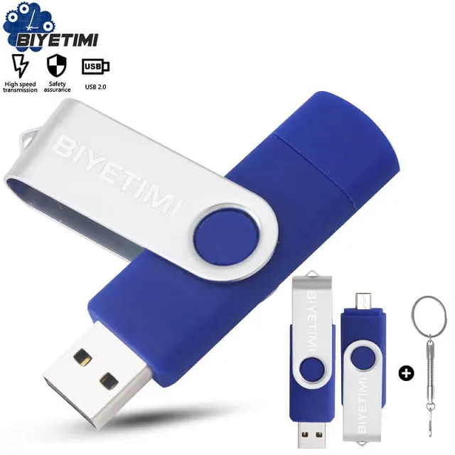 Customized Logo 4G 8g 16g 32g OTG 2.0 USB Pen Drive Memory