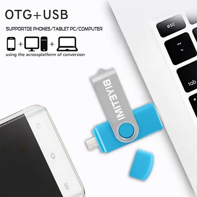 Customized Logo 4G 8g 16g 32g OTG 2.0 USB Pen Drive Memory