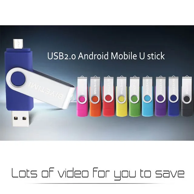 Customized Logo 4G 8g 16g 32g OTG 2.0 USB Pen Drive Memory