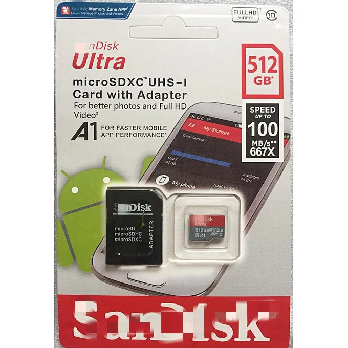 Extreme Plus SD Card A2 U3 V30 64GB 128GB 256GB Memory Card 160MB / S Class10 TF Flash Card Carte