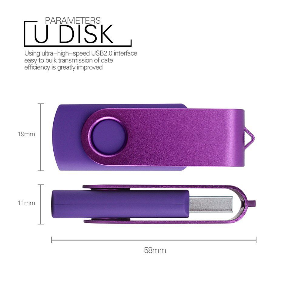 Free Custom Logo USB 3.0 2.0 Shell Housing Flash Drive Chips USB Stick Memory with Logo