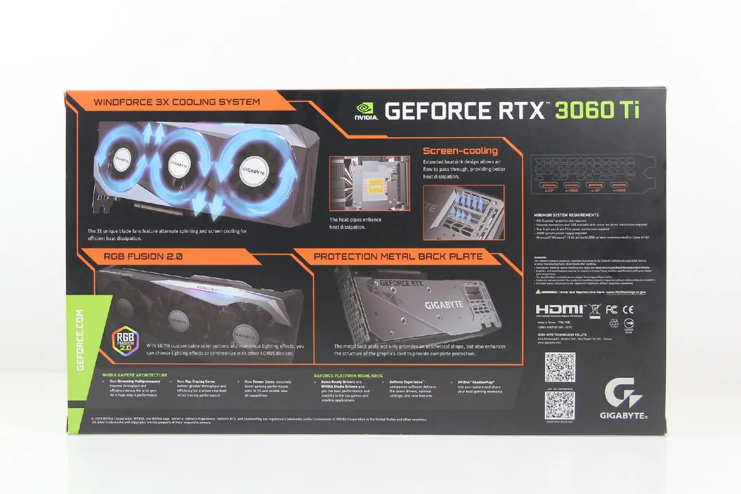 Gigabyte Tuf Rtx 3090 3080 3070 3060ti 590 24G-Gaming Gra Card