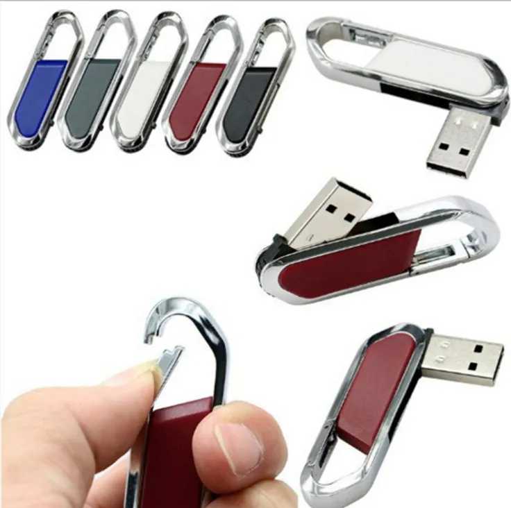 High-End Business Gifts Carabiner Shape USB Flash Drive, Climbing Hook USB Flash Memory