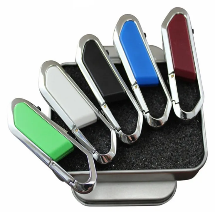 High-End Business Gifts Carabiner Shape USB Flash Drive, Climbing Hook USB Flash Memory