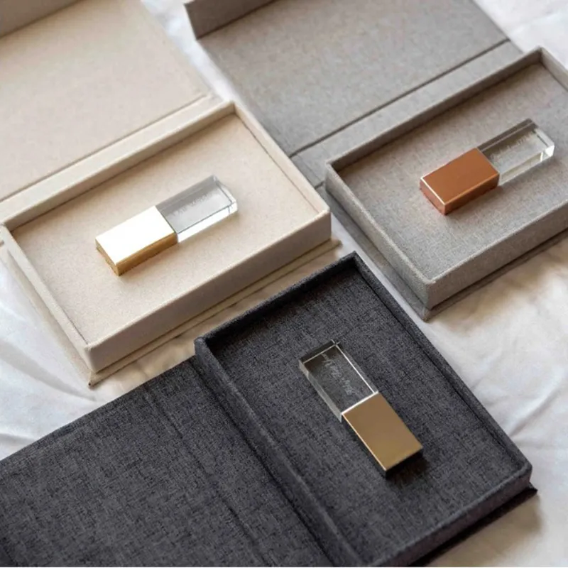 High Quality Custom 3D Logo Rose Gold Crystal USB Flash Memory USB Drive 32GB 64GB