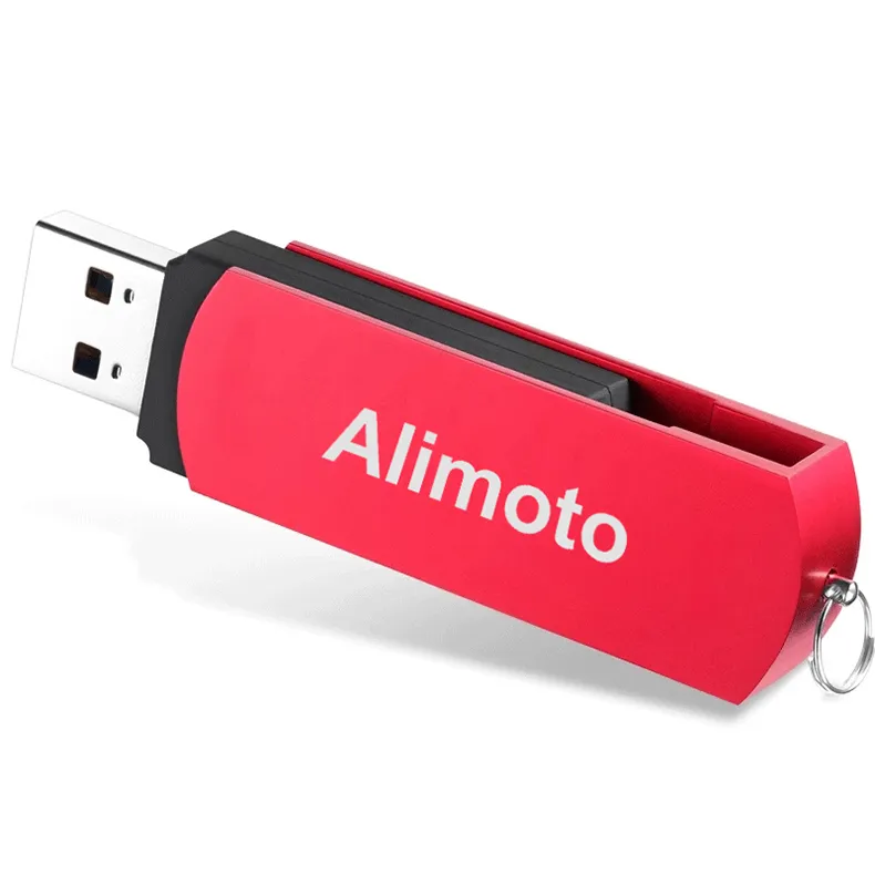 High Speed Real Capacity Custom Metal Twist USB Flash Drive USB 2.0