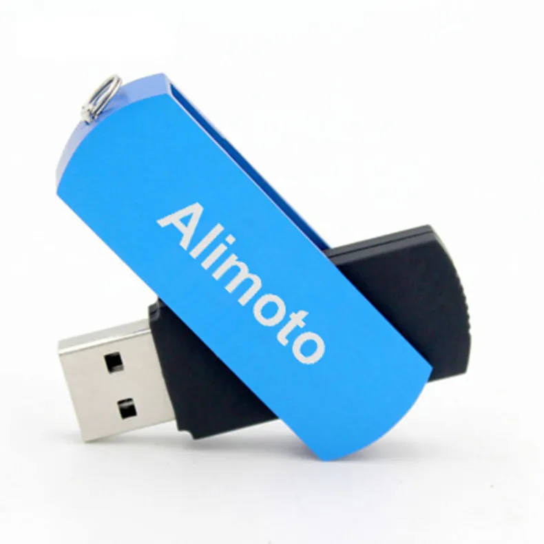 High Speed Real Capacity Custom Metal Twist USB Flash Drive USB 2.0