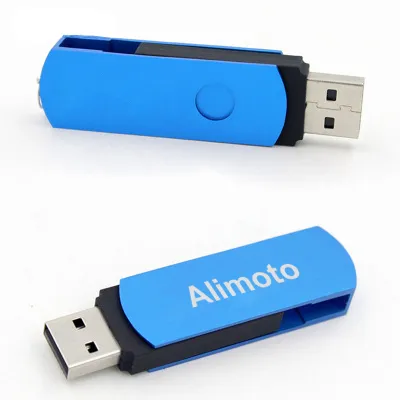 High Speed Real Capacity Custom Metal Twist USB Flash Drive USB 2.0