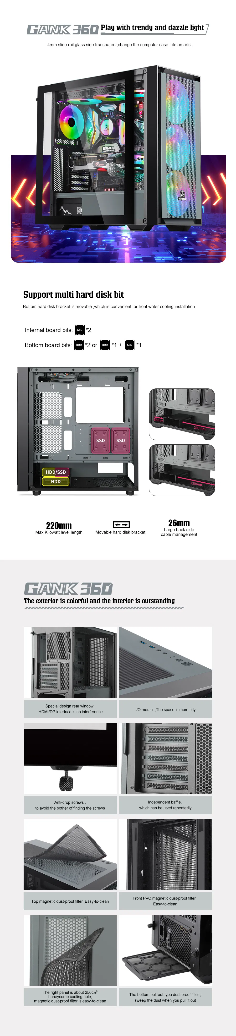 Honest First-Segotep-Glass Side-Quick Install-Fall and Broke Resistant-DIY Eatx Gaming Water Cooling-Worthy-PC Computer Cases