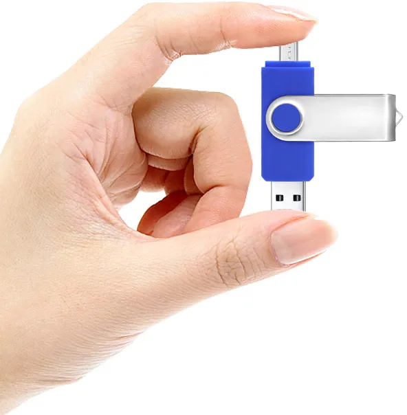 Hot Sale 2 in 1 OTG USB Flash Disk Memory USB Flash Drive