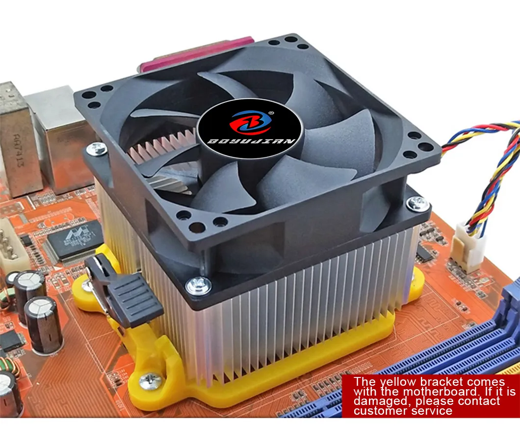 Intel 7751150 Pure Copper Core CPU Radiator Ultra Quiet 1155 Desktop Computer CPU Fan 1151