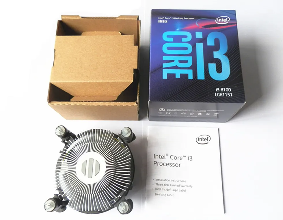 Intel Original I3 8100 CPU Fan for Socket LGA1200 LGA1155 LGA1151 LGA1150 LGA1156 12 Generation CPU Laminar Rh1 RM1 RS1 Socket LGA 1700 Alder Lake CPU 1170