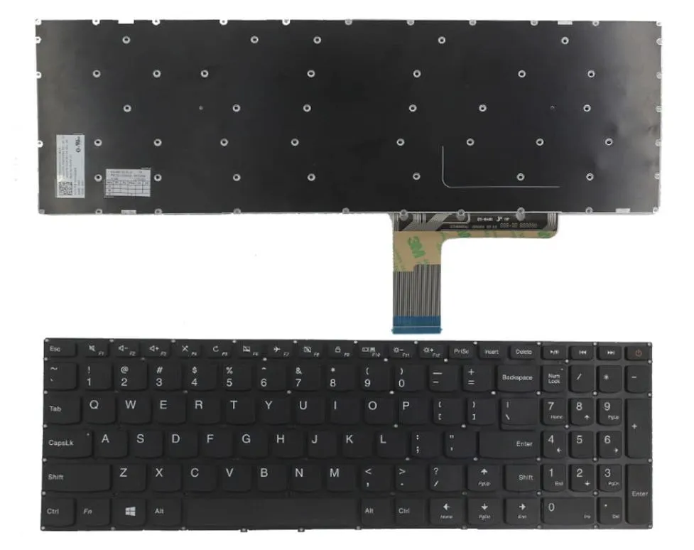 Laptop Replacement Keyboard for Lenovo Ideapad 110-15acl