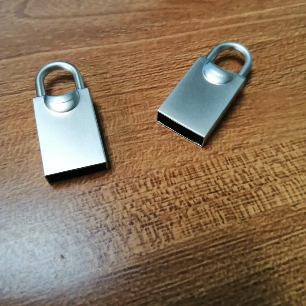 Lock Type USB U-Disk Manufacturer Customized Metal Lock Type USB Flash Drive