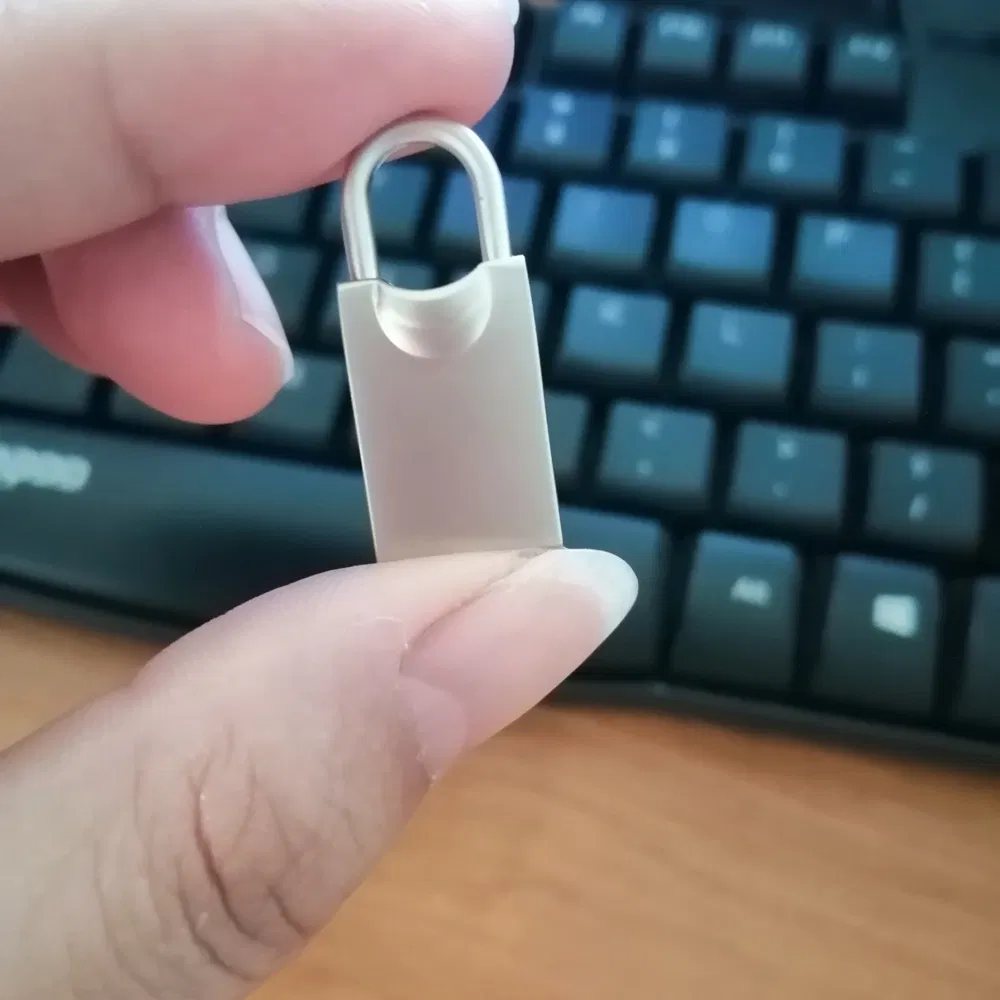 Lock Type USB U-Disk Manufacturer Customized Metal Lock Type USB Flash Drive