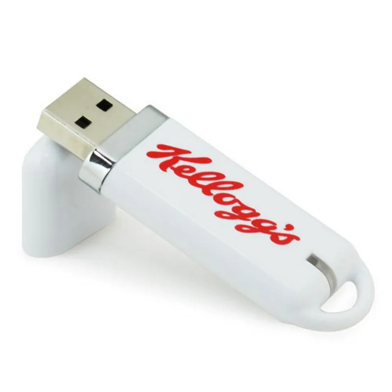 Low Price Good Quality Full Capacity Plastic Flash Drive with Free Data Preloading