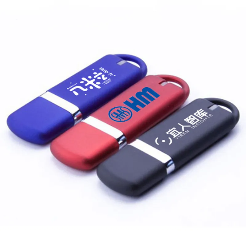 Low Price Good Quality Full Capacity Plastic Flash Drive with Free Data Preloading