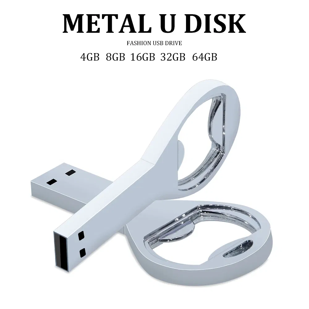 Metal USB Flash Drives USD2.0 Pendrives Memory Stick High-Speed Pen Drive USB Disk